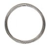 12 Loops of 2.25 Inch Diameter Stainless Memory Wire